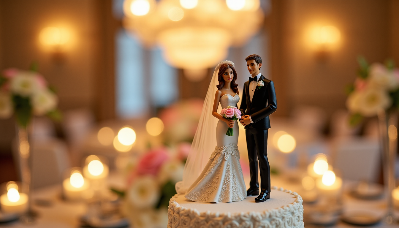 Figurine de mariage personnalisée : le détail qui rend votre pièce montée unique